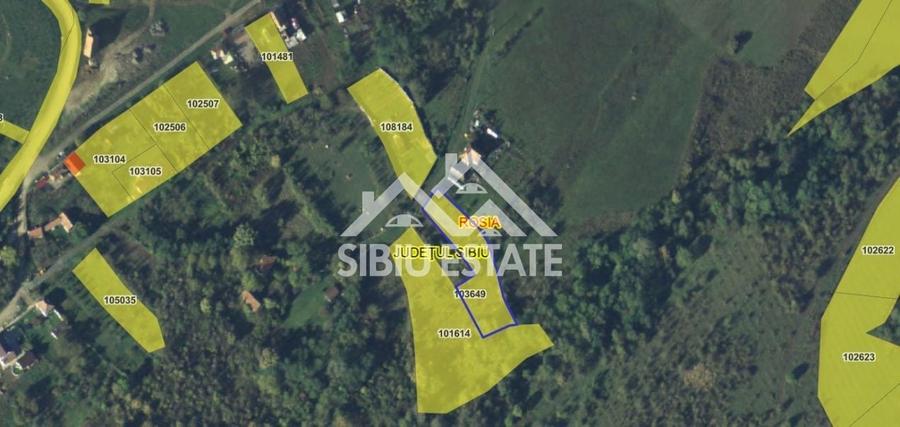 Teren Construcții intravilan de 2098 mp, în Nucet