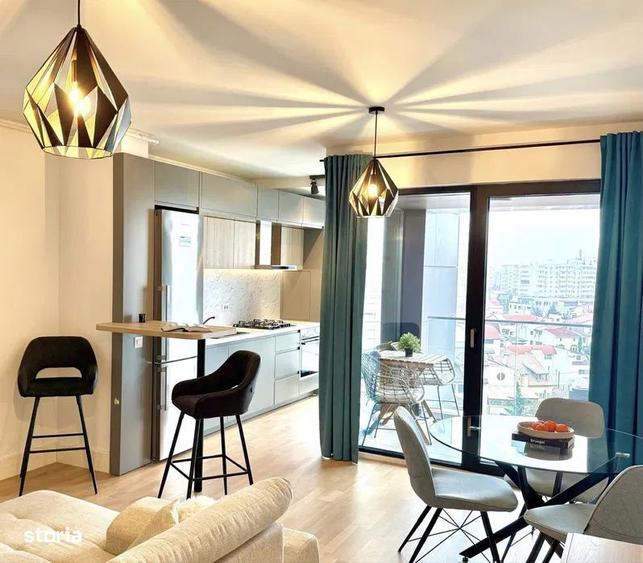 Apartament cu 2 camere, mobilat în Tei