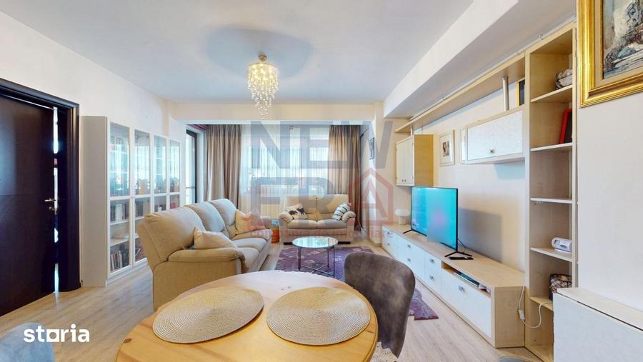 Apartament cu 2 camere, mobilat în Bucureștii Noi