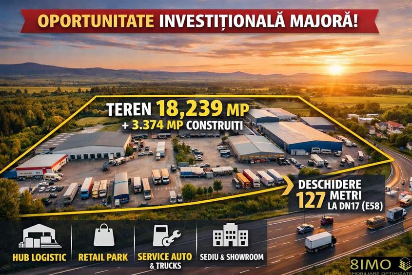Teren intravilan de 18239 mp, în Est