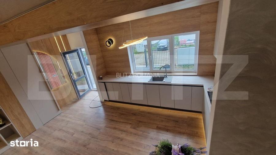 Duplex nou , Sanpetru 105 mp utili, 300 mp teren cu tva inclus INTABUL