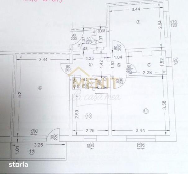 Apartament 3 camere 63 mp Republicii 8 Martie - 1