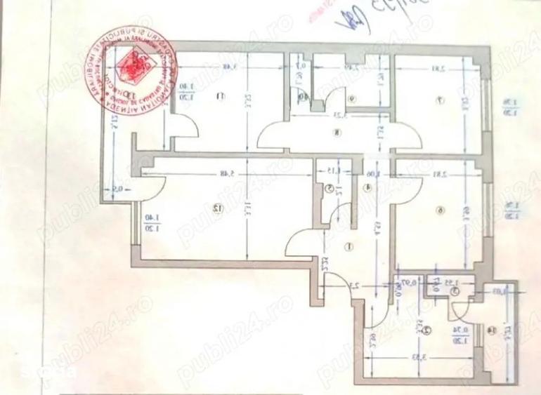 Apartament cu 4 camere decomandat în Berceni