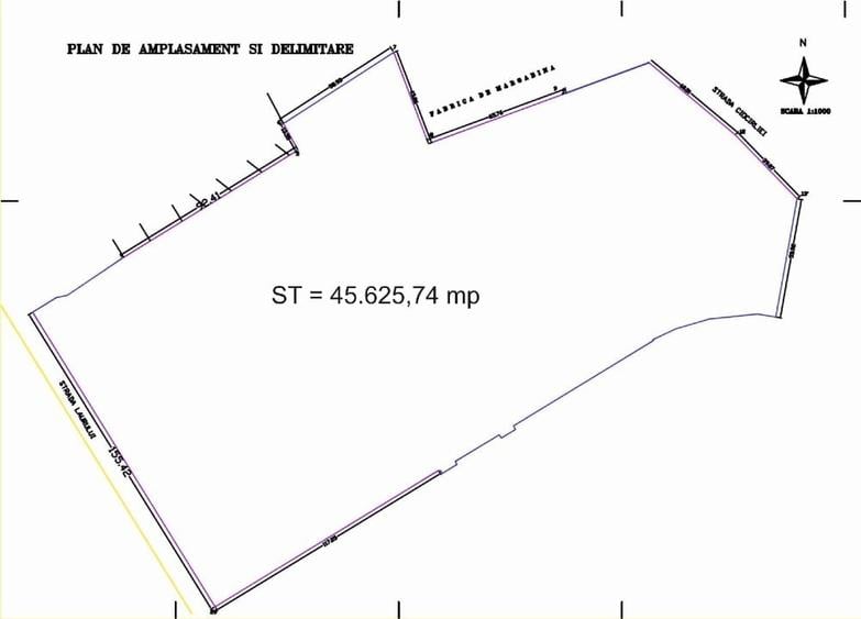 Teren Construcții intravilan de 43290 mp, în Central