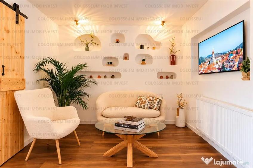 Apartament cu 2 camere semidecomandat în Centrul Istoric