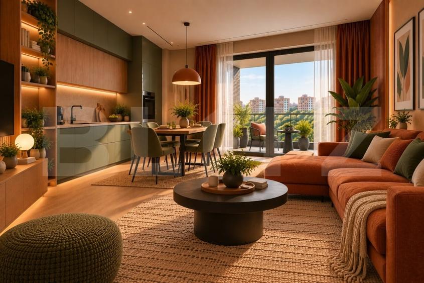Apartament cu 3 camere decomandat în Lunca Cetățuii