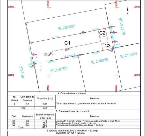 Casă cu 4 camere cu Teren 232 Mp în Alba Iulia