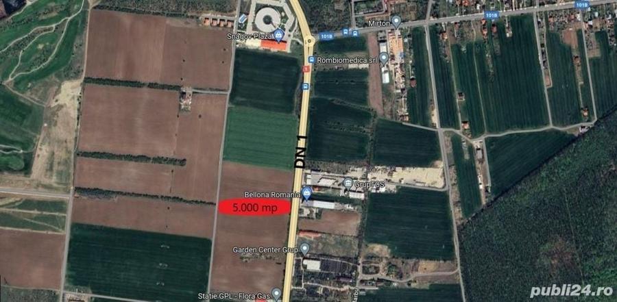 Teren de 5008 mp, în Vlădiceasca