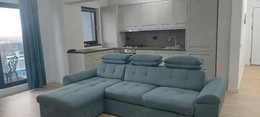 Apartament cu 2 camere semidecomandat, mobilat în Central