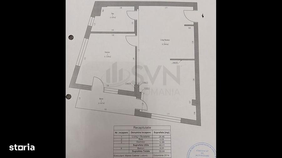 Apartament cu 2 camere, mobilat în Colentina