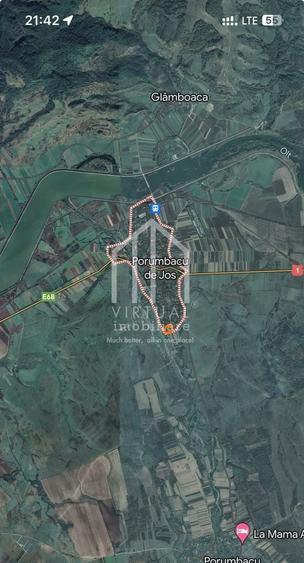 Teren agricol intravilan de 1717 mp, în Porumbacu de Jos