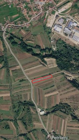Teren de 2350 mp, în Petrileni
