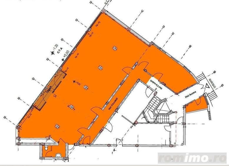 Centru vechi spatiu comercial cu vad 145metrii - 1