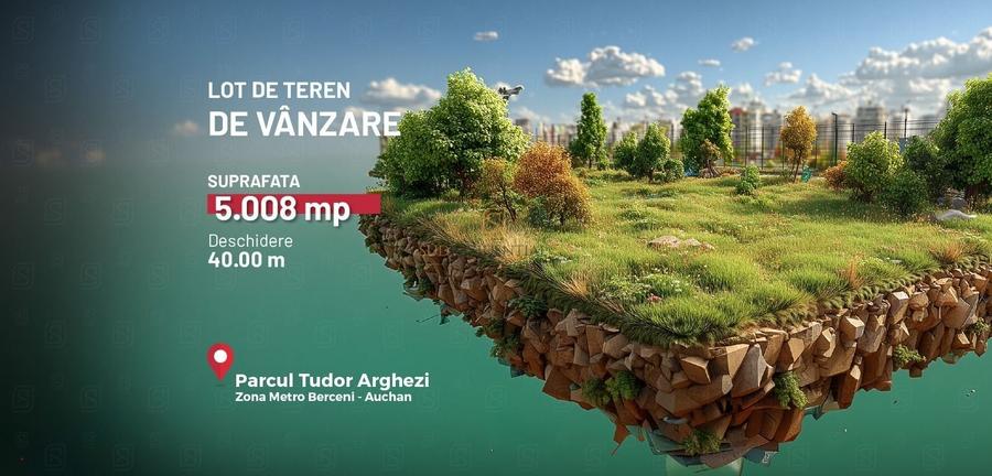 Teren Construcții intravilan de 5009 mp, în Berceni