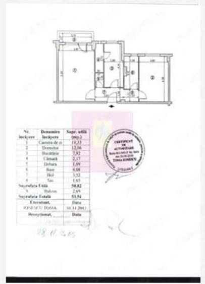 Vanzre apartament 2 camere decomandat Calea Vacare?ti - 1