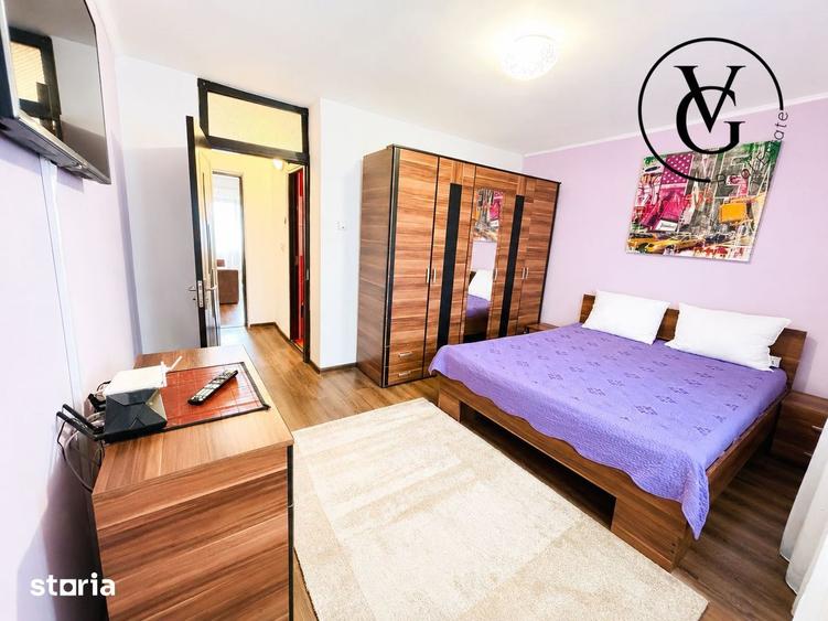 Apartament cu 2 camere decomandat, mobilat în Delfinariu