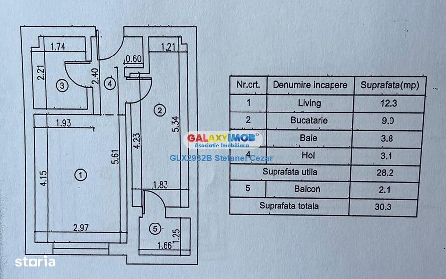 Garsonieră, mobilată în Chiajna