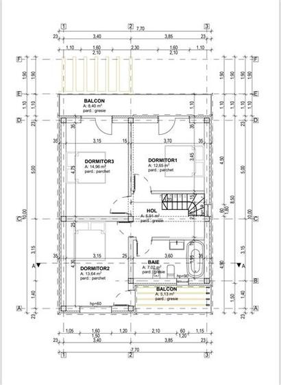 Vila 4 camere , 420 mp teren - Tomesti , Iasi - 4