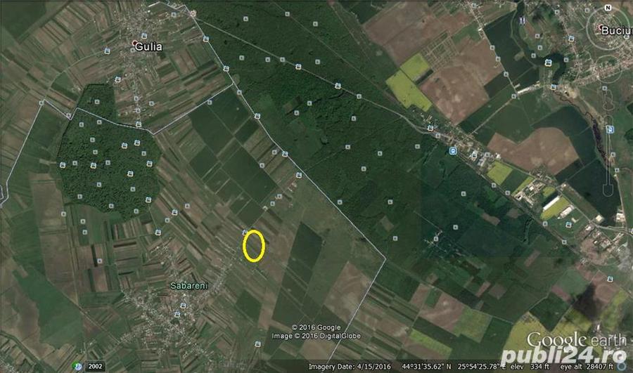 Teren de 30000 mp, în Săbăreni