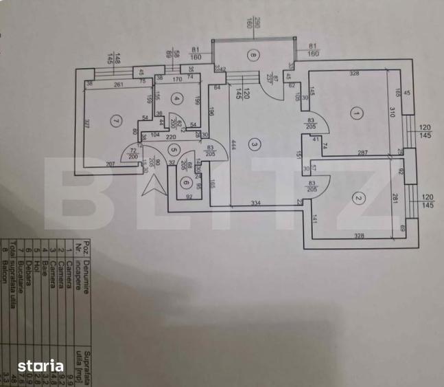 Apartament cu 3 camere, renovat, 52 mp, etaj 1, zona Hotel Ramada - 11