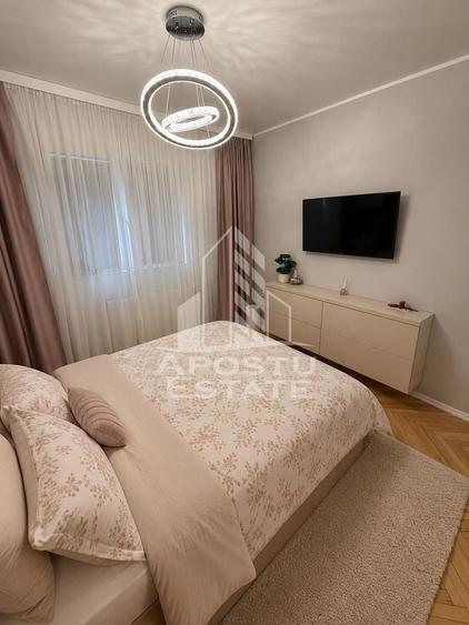Apartament cu 3 camere semidecomandat, mobilat în Telegrafului