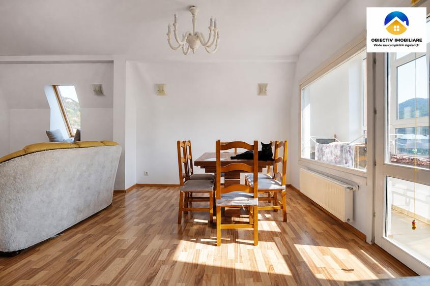 Apartament cu 3 camere semidecomandat în Central