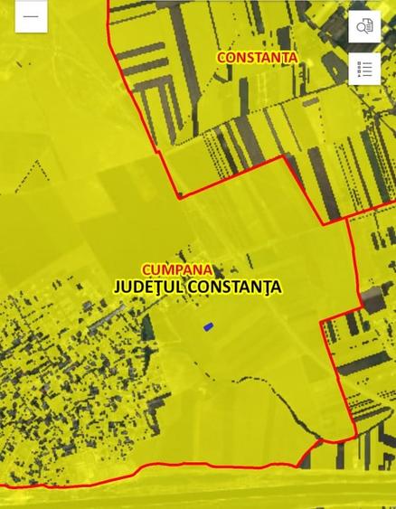 Teren agricol extravilan de 2250 mp, în Cumpăna