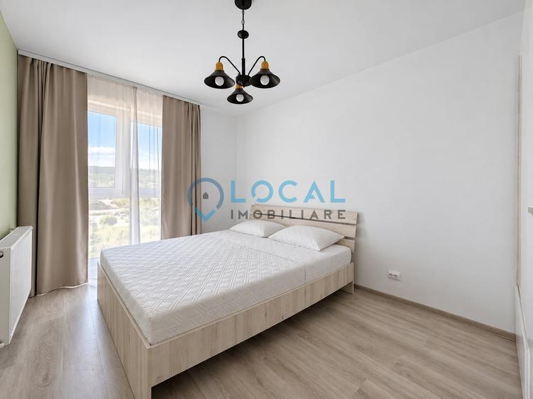 Apartament cu 2 camere semidecomandat, mobilat în Bună Ziua