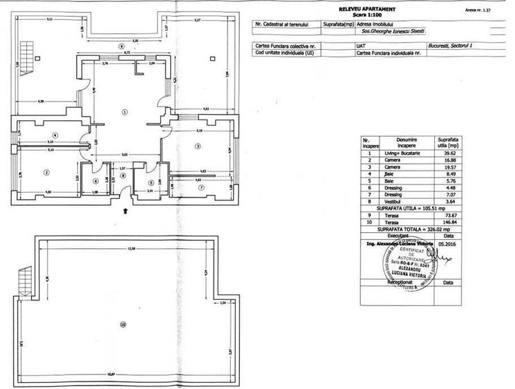 Apartament cu 3 camere decomandat în Sisești