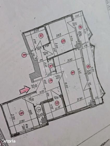 2 camere, 14/14, bloc 1980, 71mp, anvelopat-Lujerului - 14