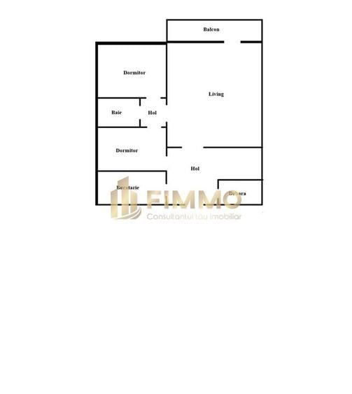 Apartament cu 3 camere semidecomandat în Ultracentral