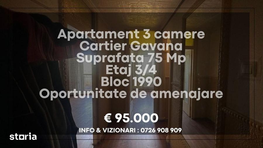 Apartament decomandat 3 camere Gavana - 6