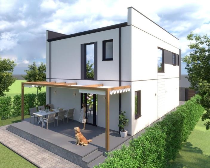 Casă individuală cu 4 camere cu Canalizare în Goranu