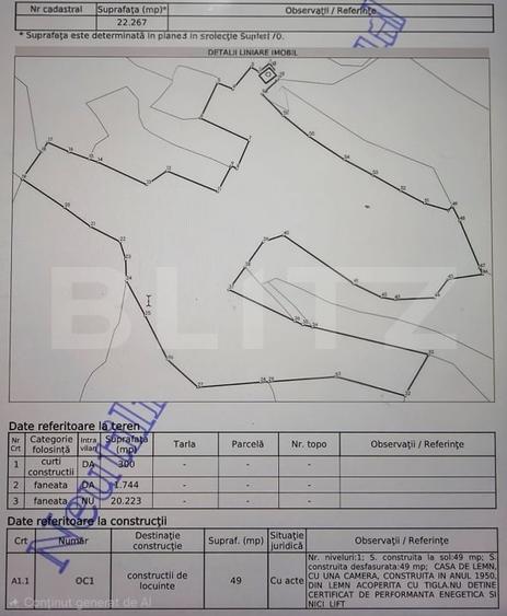 Teren Construcții intravilan de 22267 mp, în Scărișoara