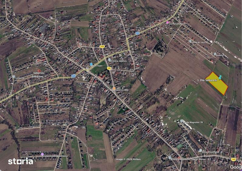 Teren de 365 mp, în Săbăreni