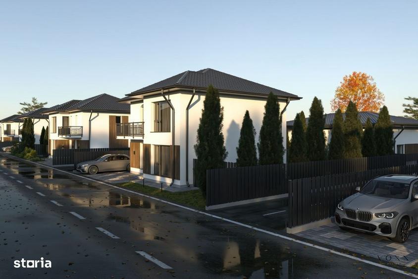 Casă cu 4 camere cu Teren 350 Mp în Tunari