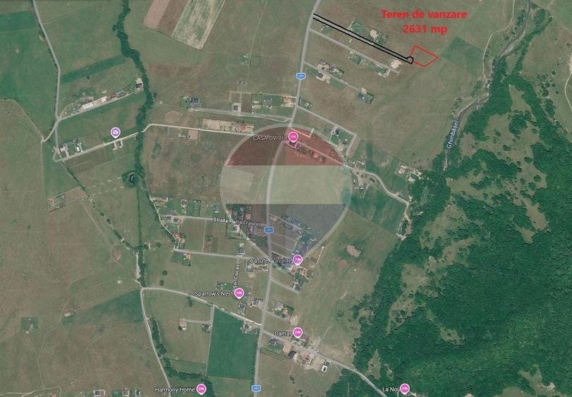 Teren Construcții intravilan de 2631 mp, în Glăjărie
