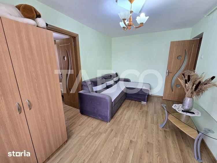 Apartament 2 camere de vanzare etajul 1 mobilat utilat Tiglari Sibiu - 11