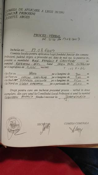 Teren în Priboieni
