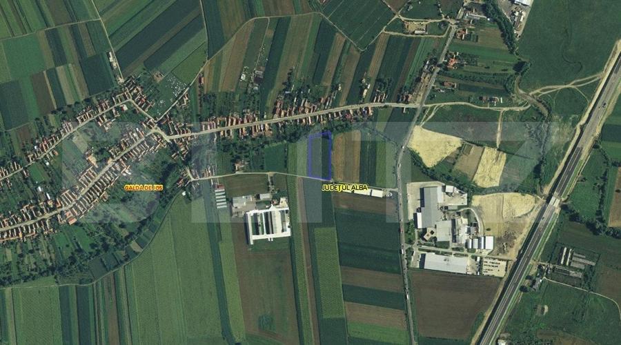 Teren Construcții intravilan de 9830 mp, în Galda de Jos