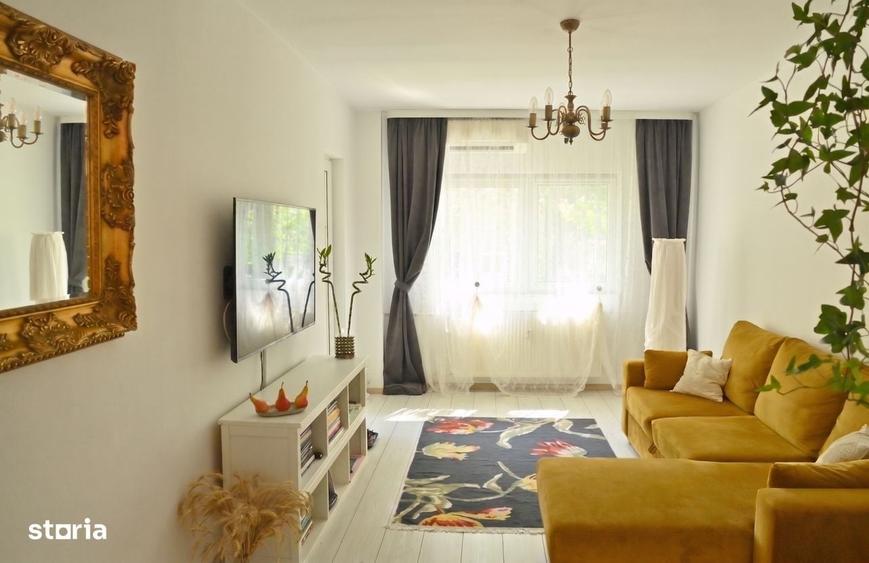 Apartament cu 2 camere semidecomandat în Moșilor