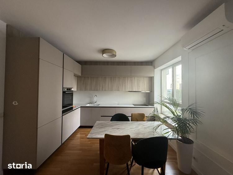 Apartament cu 3 camere decomandat, mobilat în Herăstrău
