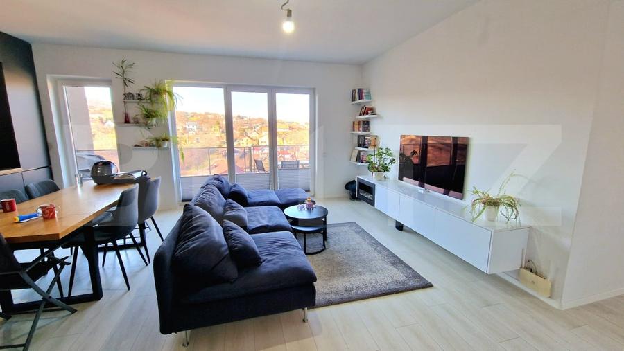 Penthouse cu 4 camere, 95 mp, 2 parcari subterane, panorama, zona Iris - 1