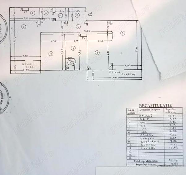 Apartament 4 Camere Decomandate | 89 mp | 2 Bai | Micro 17 - 4