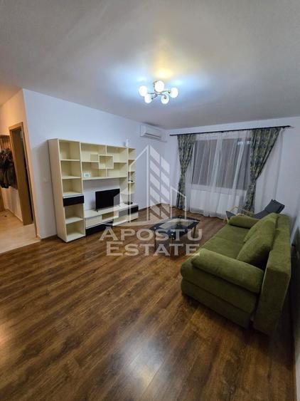 Apartament cu 2 camere semidecomandat, mobilat în Torontalului