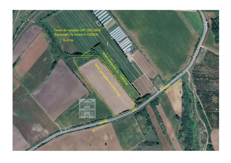 Teren agricol extravilan de 5 mp, în Cadea