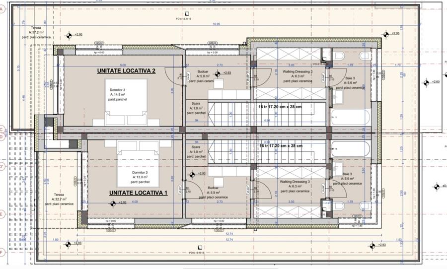 Duplex cu 5 camere cu Canalizare în Iris