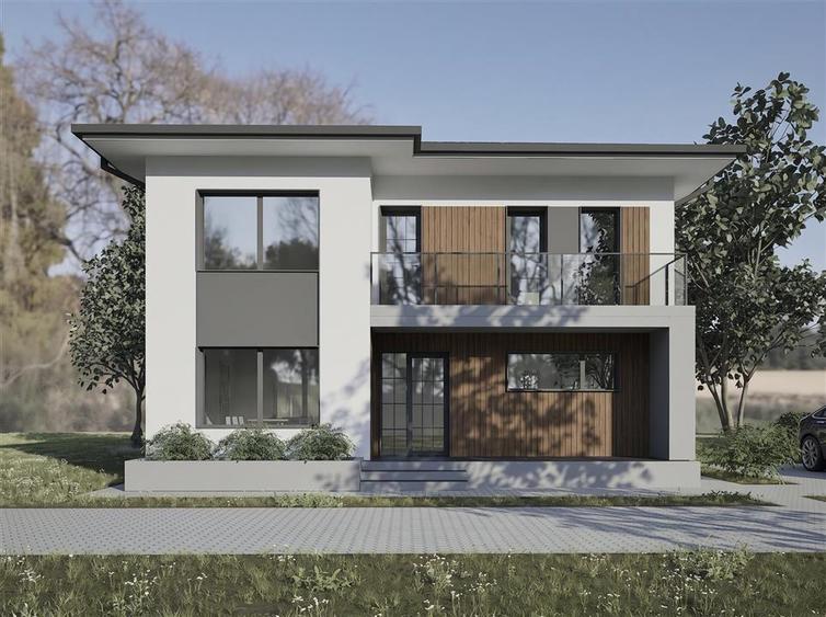Casă individuală cu 4 camere cu Teren 500 Mp în Moara