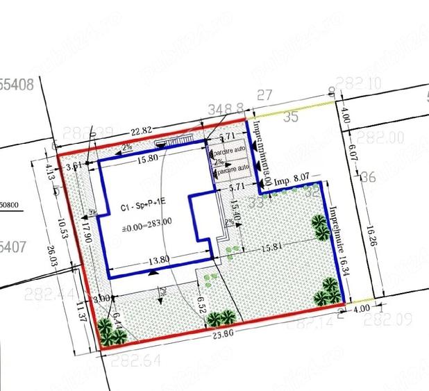 Casă cu Teren 960 Mp în Central