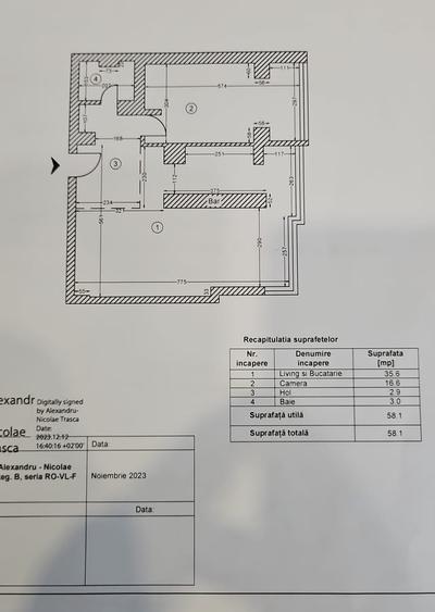 Apartament decomandat în Titulescu